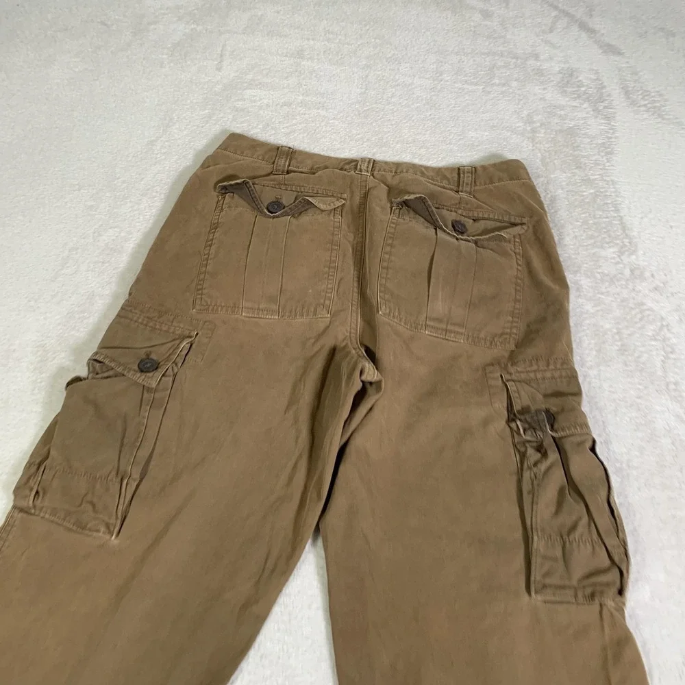Banana Republic Pants Mens 29x30 Brown Garment Dye Cargo Paratrooper Y2K